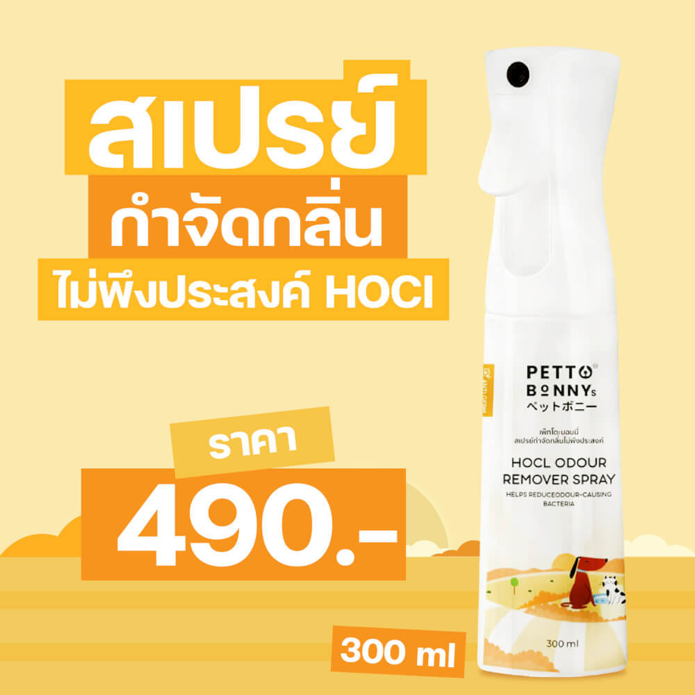 เพ็ทโตะบอนนี่ สเปรย์กำจัดกลิ่นไม่พึงประสงค์ HOCI 300 มล. แพค 12 ขวด